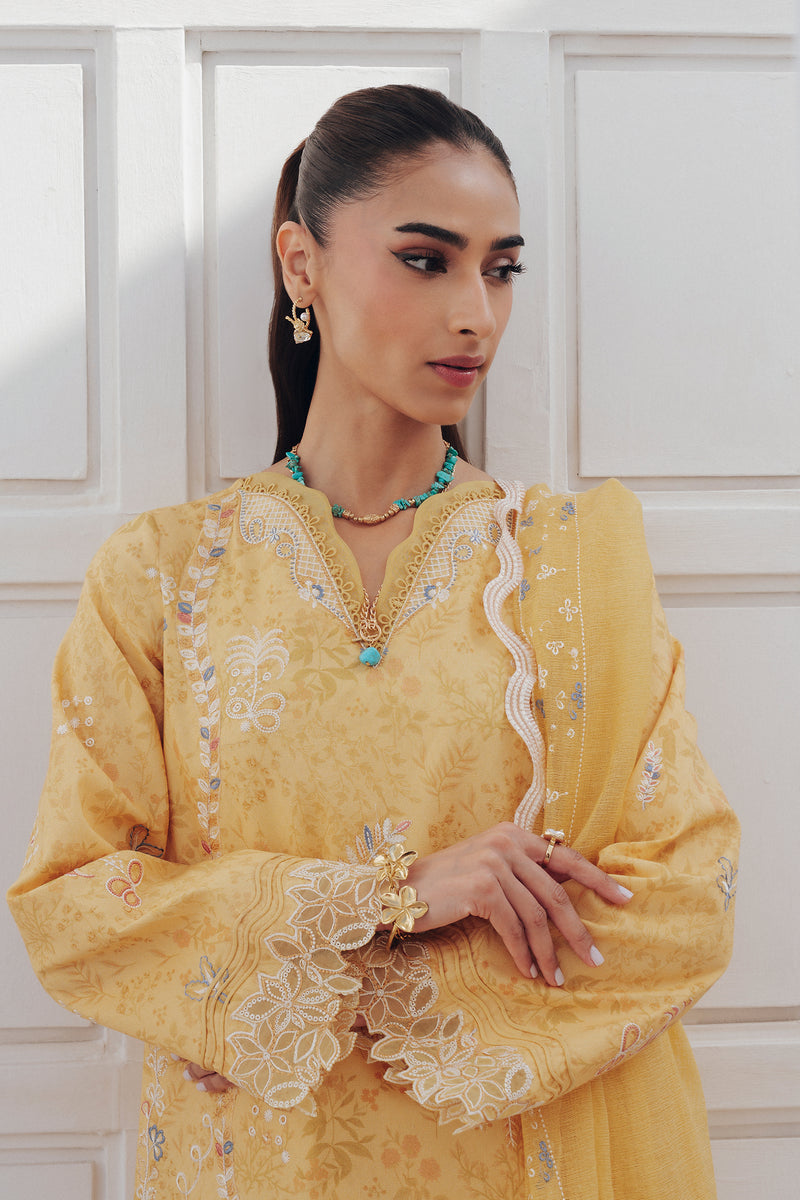 Qalamkar | Basic Pret 26 | QBP-06 CLARA - Luxury Dress - available at Maria Faisal in UK and USA.