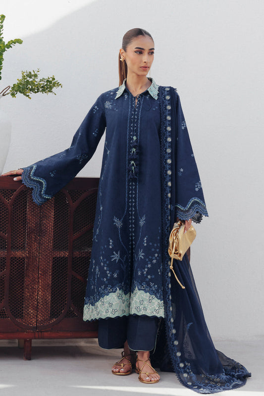 Qalamkar | Basic Pret 26 | QBP-02 DARIA - Luxury Dress - available at Maria Faisal in UK and USA.