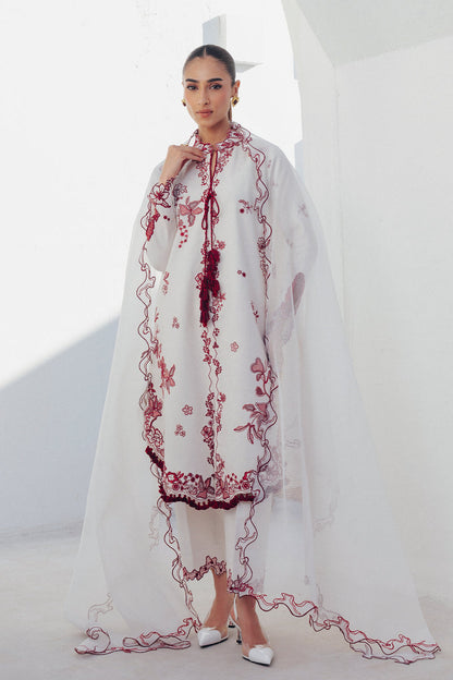 Qalamkar | Basic Pret 26 | QBP-01 ALBA - Luxury Dress - available at Maria Faisal in UK and USA.