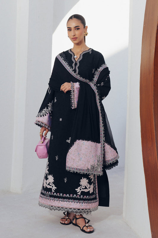 Qalamkar | Basic Pret 26 | QBP-07 DORTE - Luxury Dress - available at Maria Faisal in UK and USA.