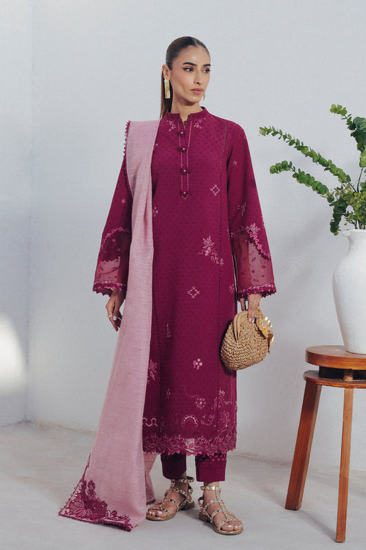 Qalamkar | Basic Pret 26 | QBP-04 LIVIA - Luxury Dress - available at Maria Faisal in UK and USA.