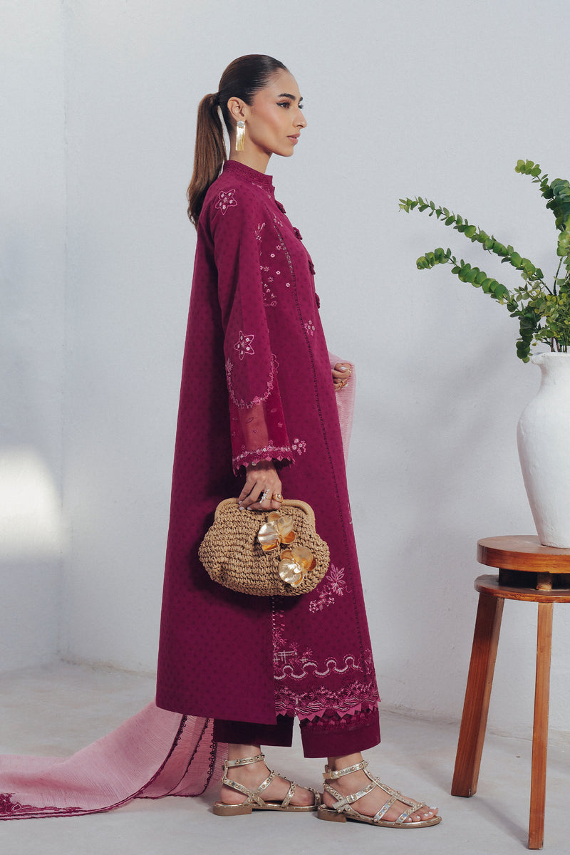 Qalamkar | Basic Pret 26 | QBP-04 LIVIA - Luxury Dress - available at Maria Faisal in UK and USA.