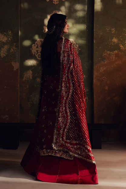 Zarposh | Jahan Ara Formals | SITARA - Formal Dress - available at Maria Faisal in UK and USA.