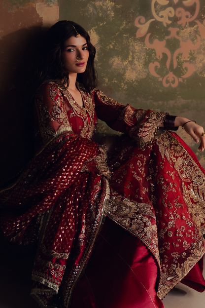 Zarposh | Jahan Ara Formals | SITARA - Formal Dress - available at Maria Faisal in UK and USA.