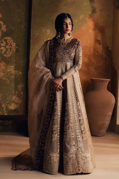 Zarposh | Jahan Ara Formals | PARISA - Formal Dress - available at Maria Faisal in UK and USA.