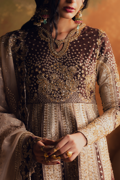 Zarposh | Jahan Ara Formals | PARISA - Formal Dress - available at Maria Faisal in UK and USA.