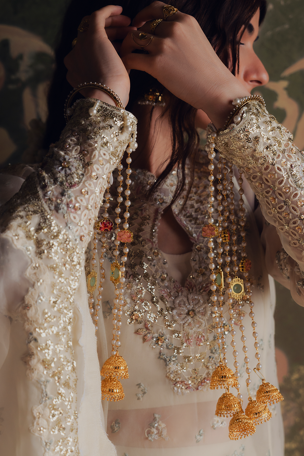 Zarposh | Jahan Ara Formals | ROSHANAY - Formal Dress - available at Maria Faisal in UK and USA.