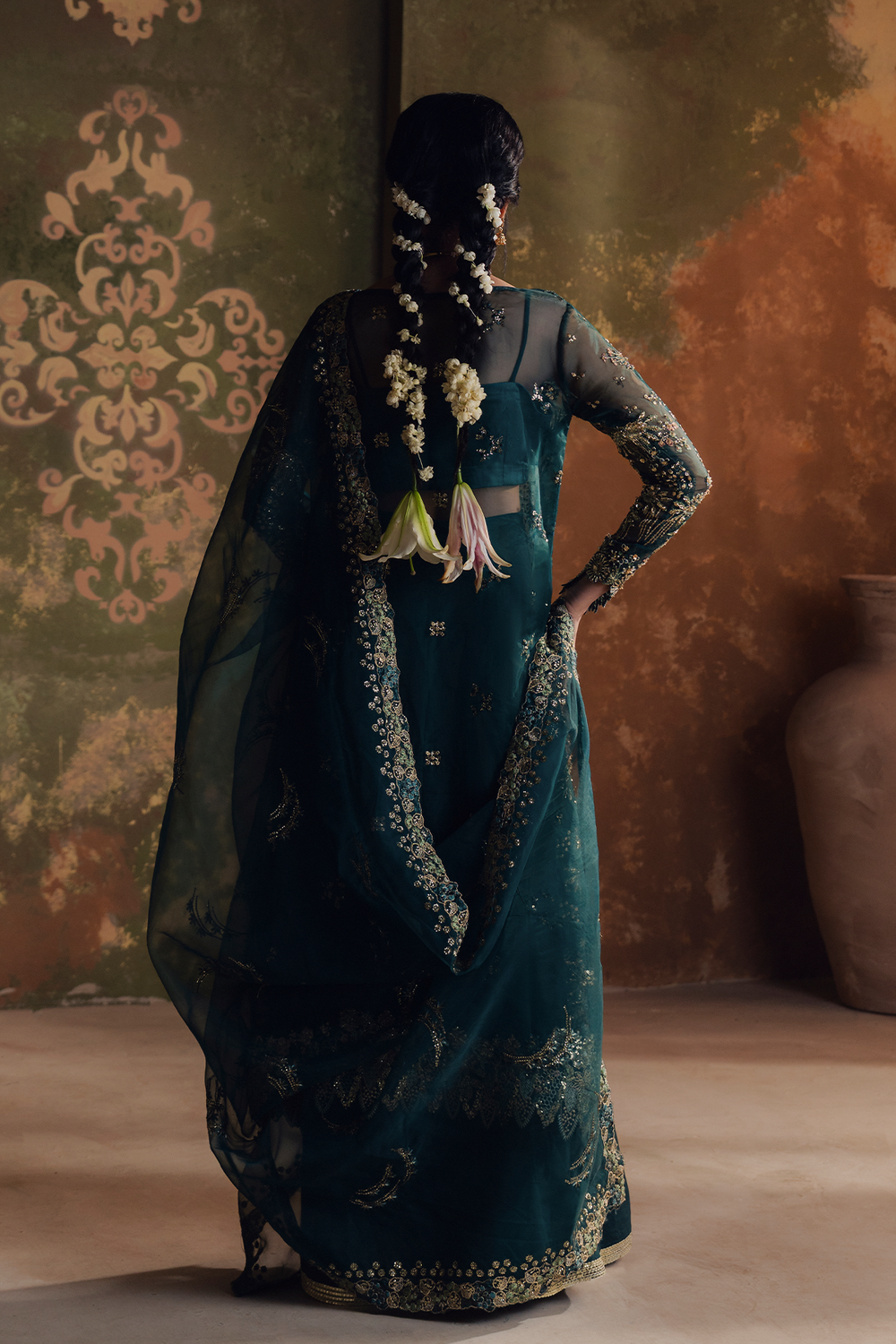 Zarposh | Jahan Ara Formals | GULEEN - Formal Dress - available at Maria Faisal in UK and USA.