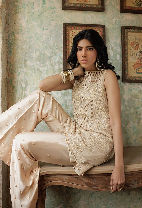 Layla Chatoor | Luxury Pret | SAHAR - Luxury Dress - available at Maria Faisal in UK and USA.