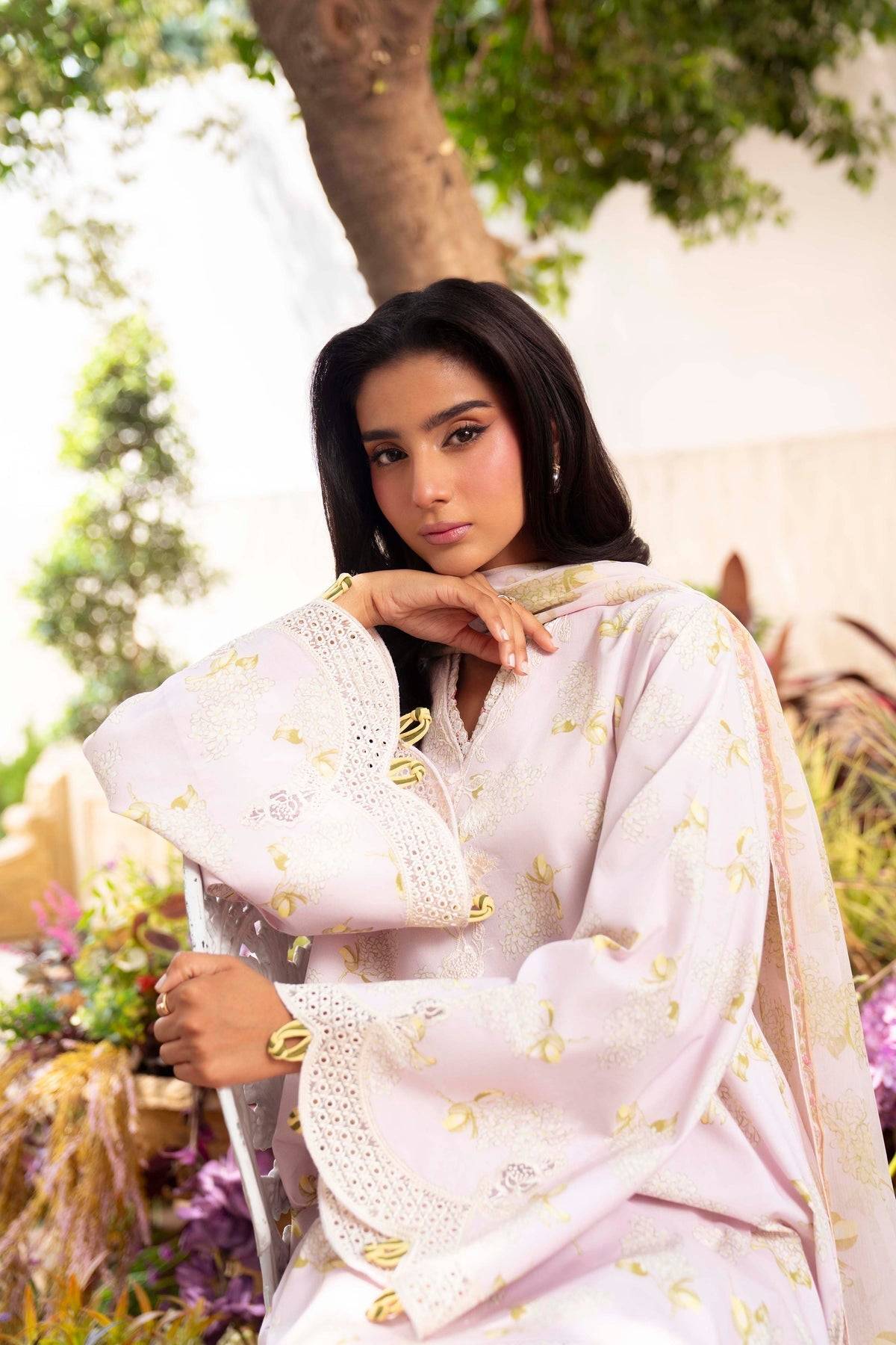Sable Vogue | Lila Lawn 25 | SAL-02-25 by Maria Faisal - Registered Vendor of : Sable Vogue - type : Ladies Clothes - 100% original wedding dresses