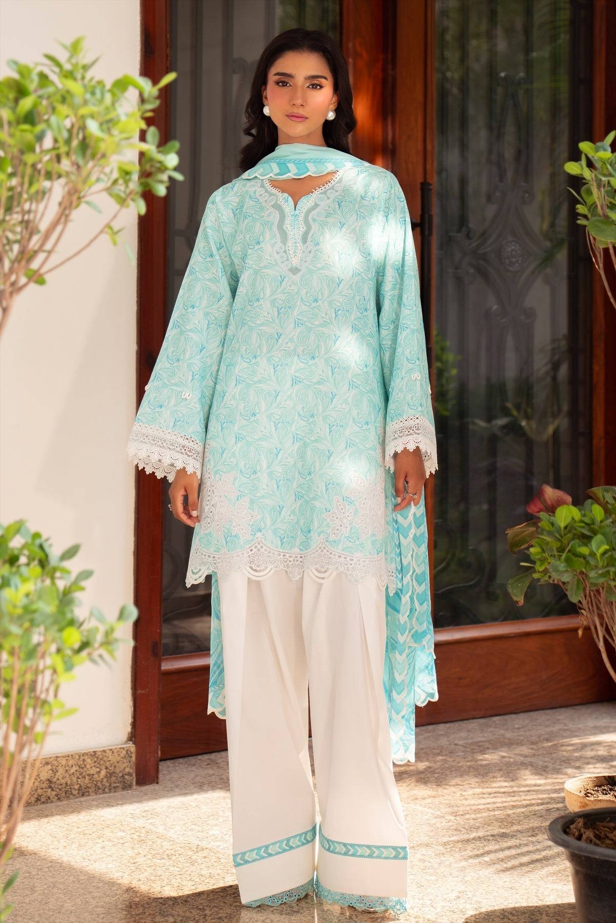 Sable Vogue | Lila Lawn 25 | SAL-06-25 by Maria Faisal - Registered Vendor of : Sable Vogue - type : Ladies Clothes - 100% original wedding dresses