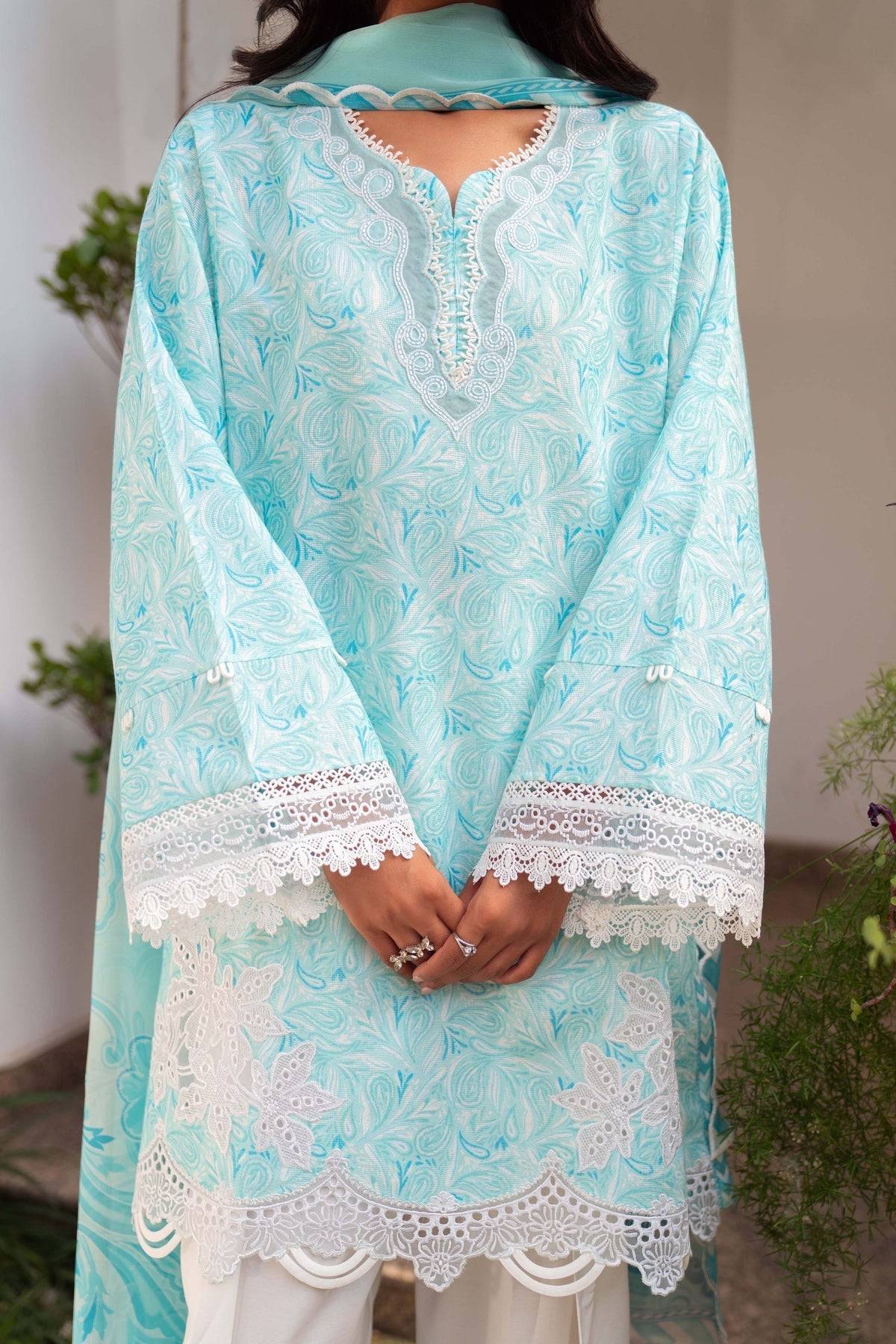 Sable Vogue | Lila Lawn 25 | SAL-06-25 by Maria Faisal - Registered Vendor of : Sable Vogue - type : Ladies Clothes - 100% original wedding dresses