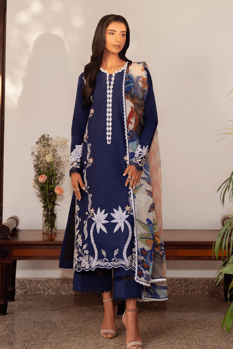 Sable Vogue | Lila Lawn 25 | SAL-07-25 by Maria Faisal - Registered Vendor of : Sable Vogue - type : Ladies Clothes - 100% original wedding dresses
