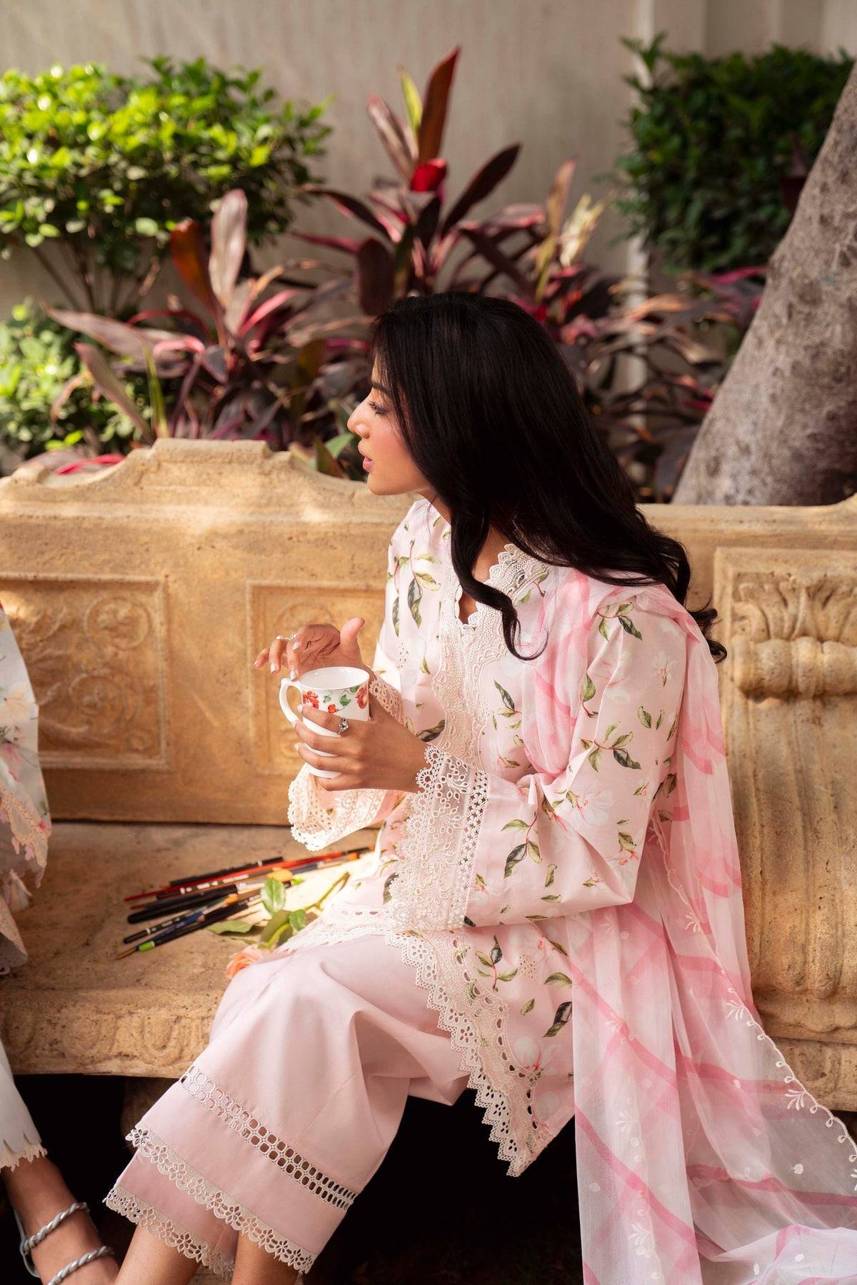 Sable Vogue | Lila Lawn 25 | SAL-10-25 by Maria Faisal - Registered Vendor of : Sable Vogue - type : Ladies Clothes - 100% original wedding dresses