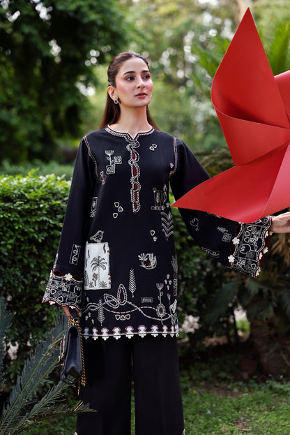 Sable Vogue | Sorae 26 | MORELIA - Luxury Dress - available at Maria Faisal in UK and USA.