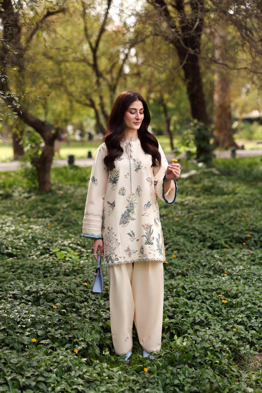 Sable Vogue | Sorae 26 | CUPID LACE - Luxury Dress - available at Maria Faisal in UK and USA.