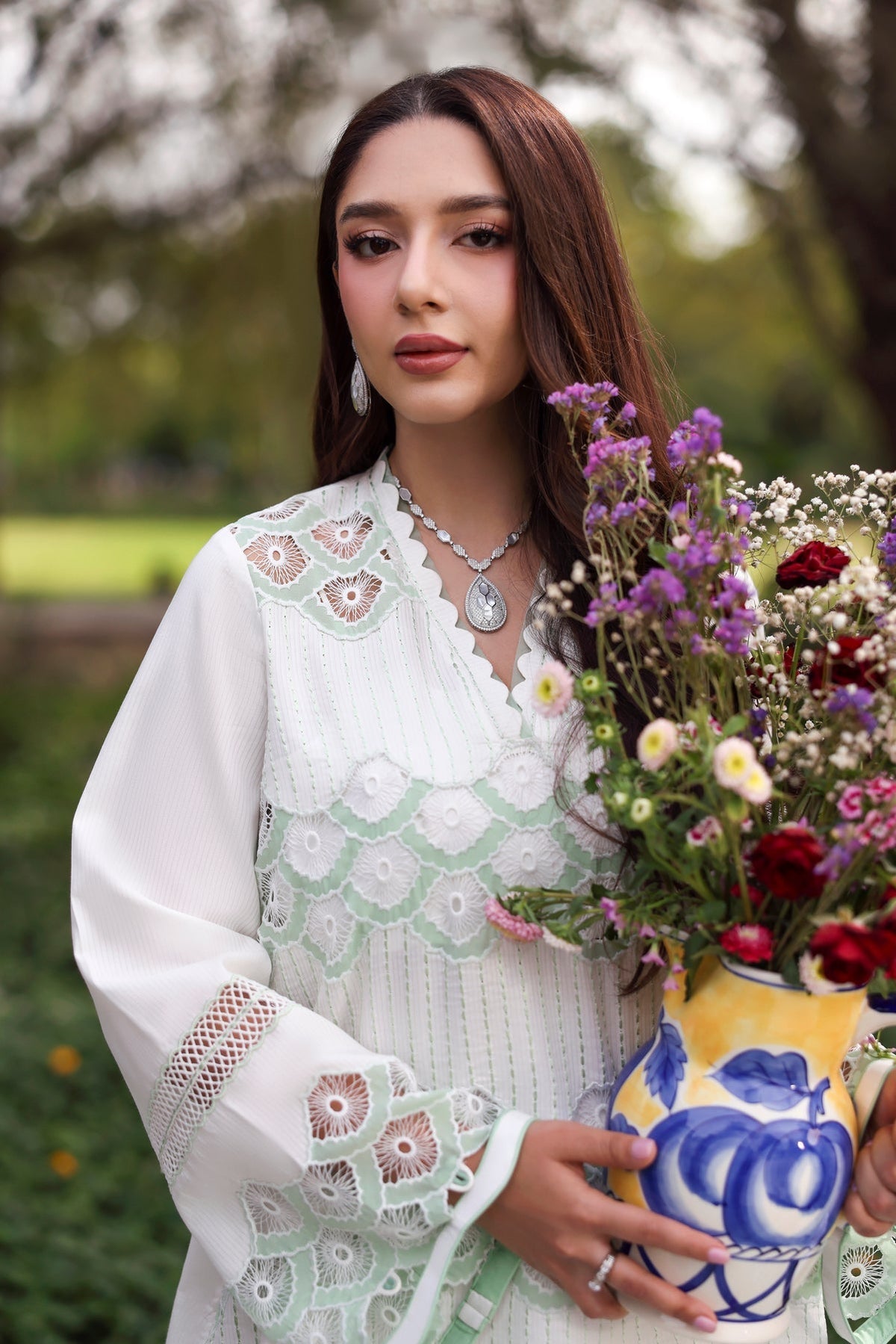Sable Vogue | Sorae 26 | BUTTERCUP - Luxury Dress - available at Maria Faisal in UK and USA.