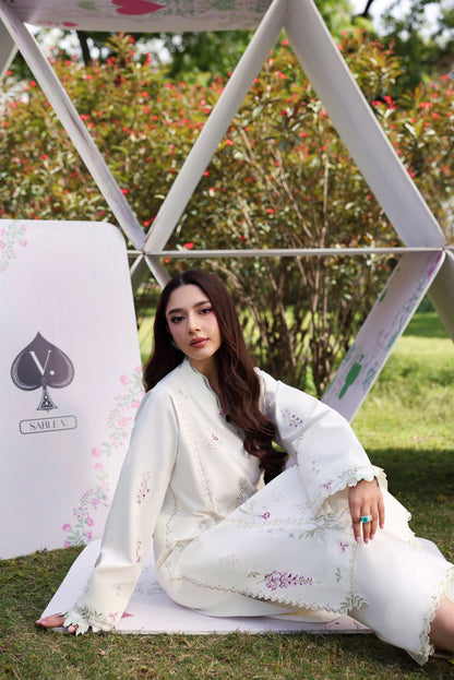 Sable Vogue | Sorae 26 | SAKURA - Luxury Dress - available at Maria Faisal in UK and USA.