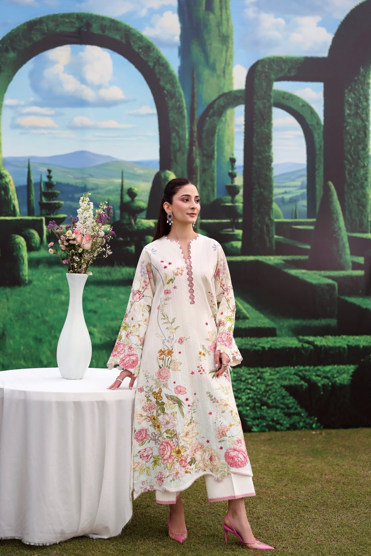 Sable Vogue | Sorae 26 | CUTE HOLLY - Luxury Dress - available at Maria Faisal in UK and USA.