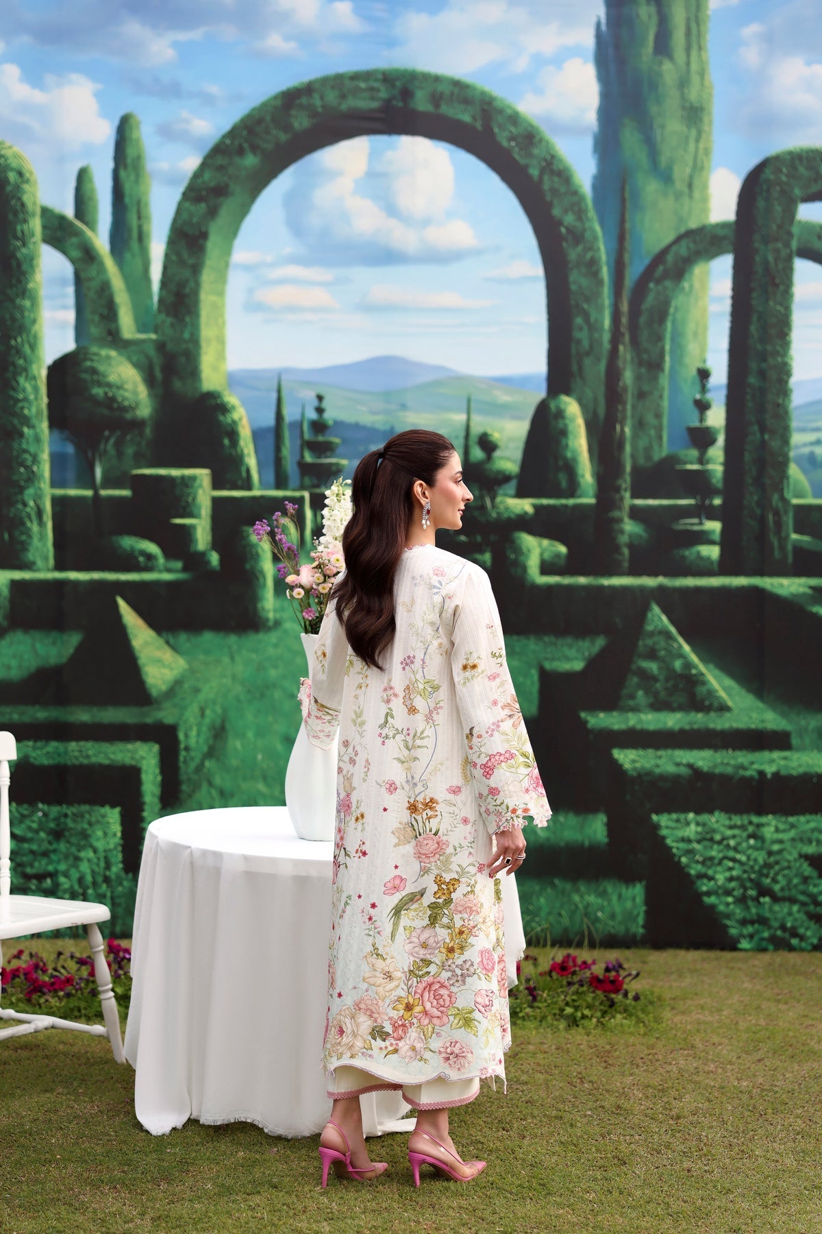Sable Vogue | Sorae 26 | CUTE HOLLY - Luxury Dress - available at Maria Faisal in UK and USA.