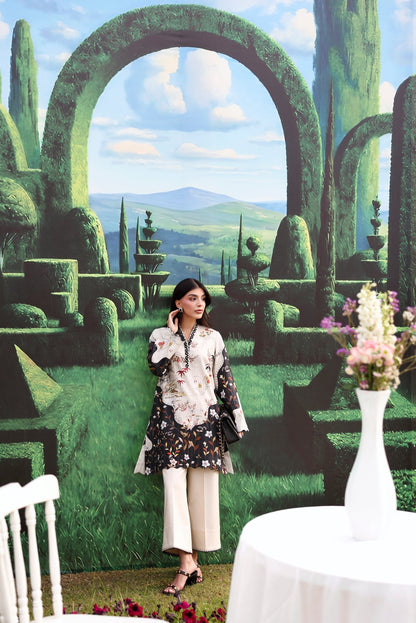 Sable Vogue | Sorae 26 | MORNING GLORY - Luxury Dress - available at Maria Faisal in UK and USA.