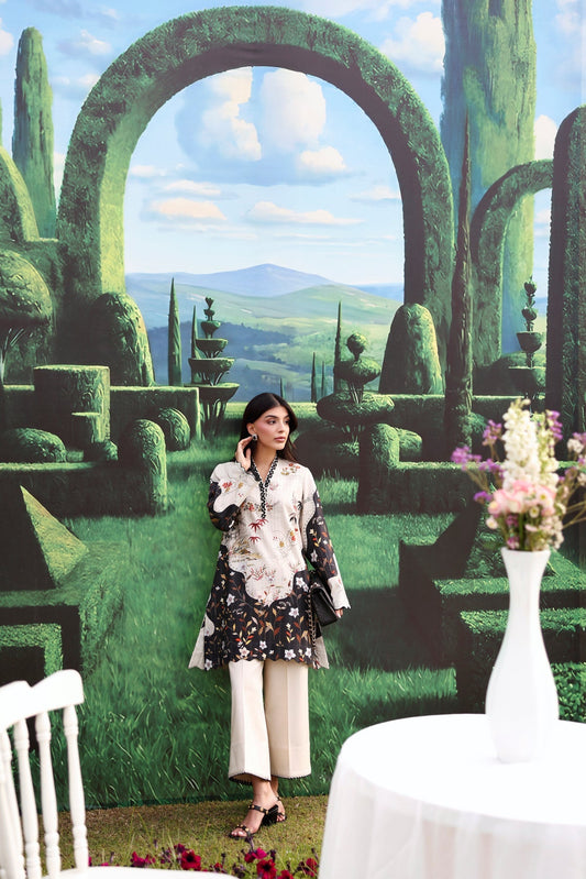 Sable Vogue | Sorae 26 | MORNING GLORY - Luxury Dress - available at Maria Faisal in UK and USA.