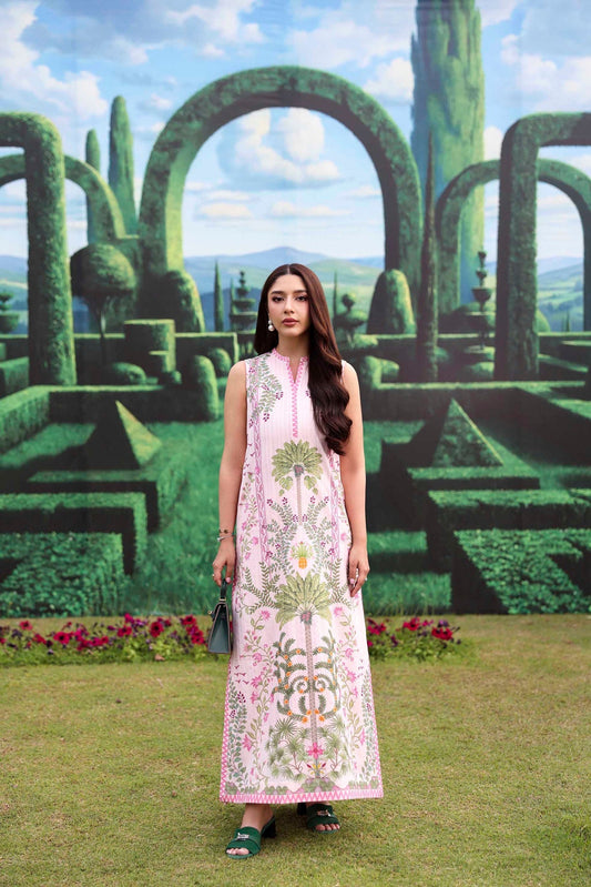 Sable Vogue | Sorae 26 | MOANA PINK - Luxury Dress - available at Maria Faisal in UK and USA.
