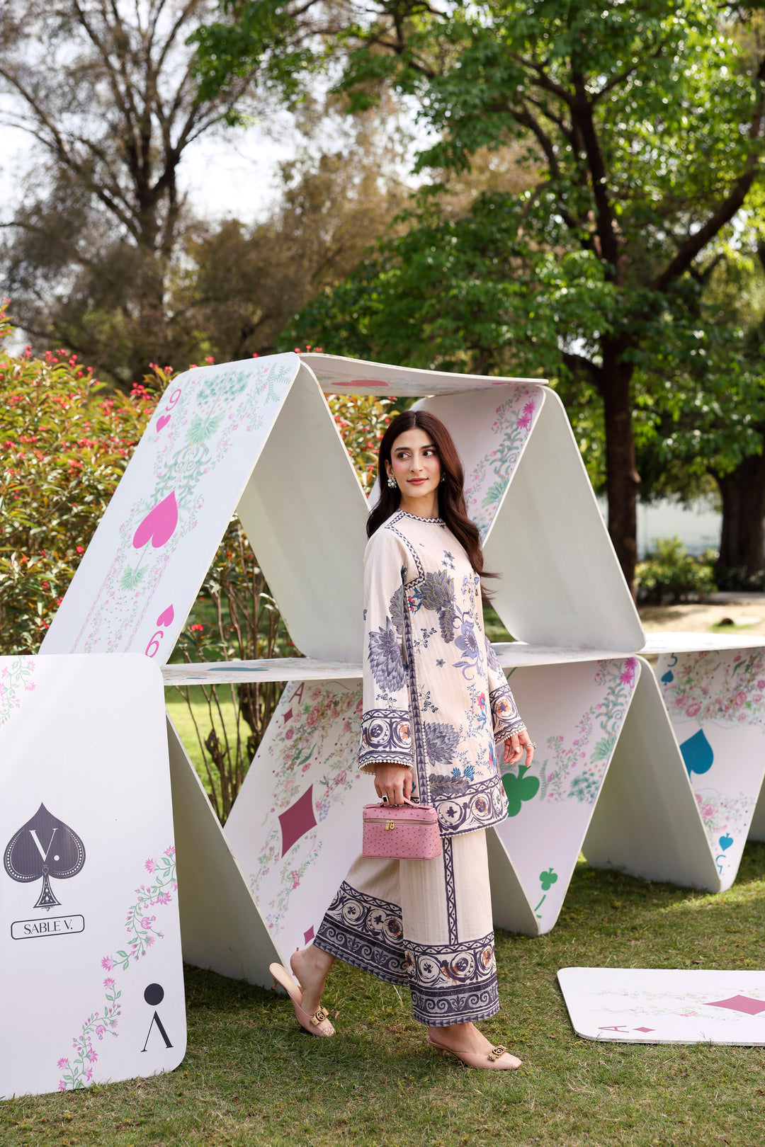 Sable Vogue | Sorae 26 | YENLIN - Luxury Dress - available at Maria Faisal in UK and USA.