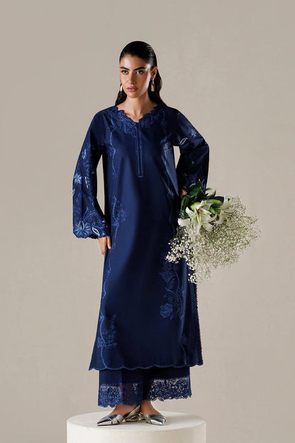 Azure | Chic Essentials | Sapphire Babe - Casual Dress - available at Maria Faisal in UK and USA.