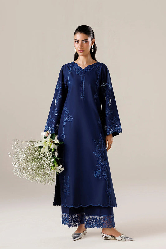 Azure | Chic Essentials | Sapphire Babe - Casual Dress - available at Maria Faisal in UK and USA.