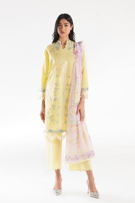 Sana Safinaz | Luxury Pret | Muzlin Lawn Suit SC26MUZ111BP3 - Dress - available at Maria Faisal in UK and USA.