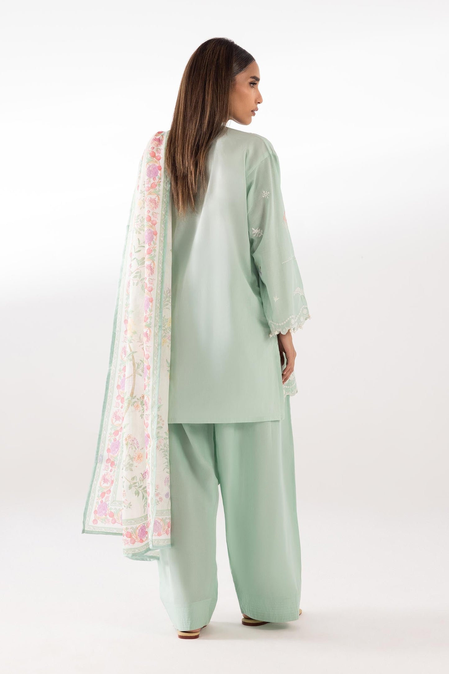 Sana Safinaz | Luxury Pret | Muzlin Lawn Suit SC26MUZ210AP3 - Dress - available at Maria Faisal in UK and USA.