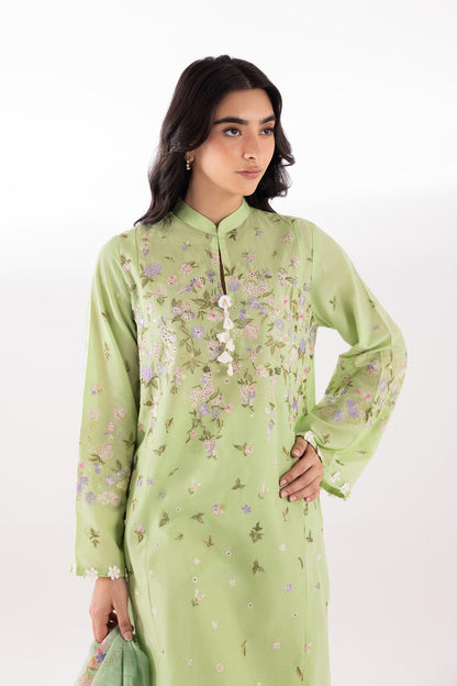 Sana Safinaz | Luxury Pret | Muzlin Lawn Suit SC26MUZ215BP3 - Dress - available at Maria Faisal in UK and USA.