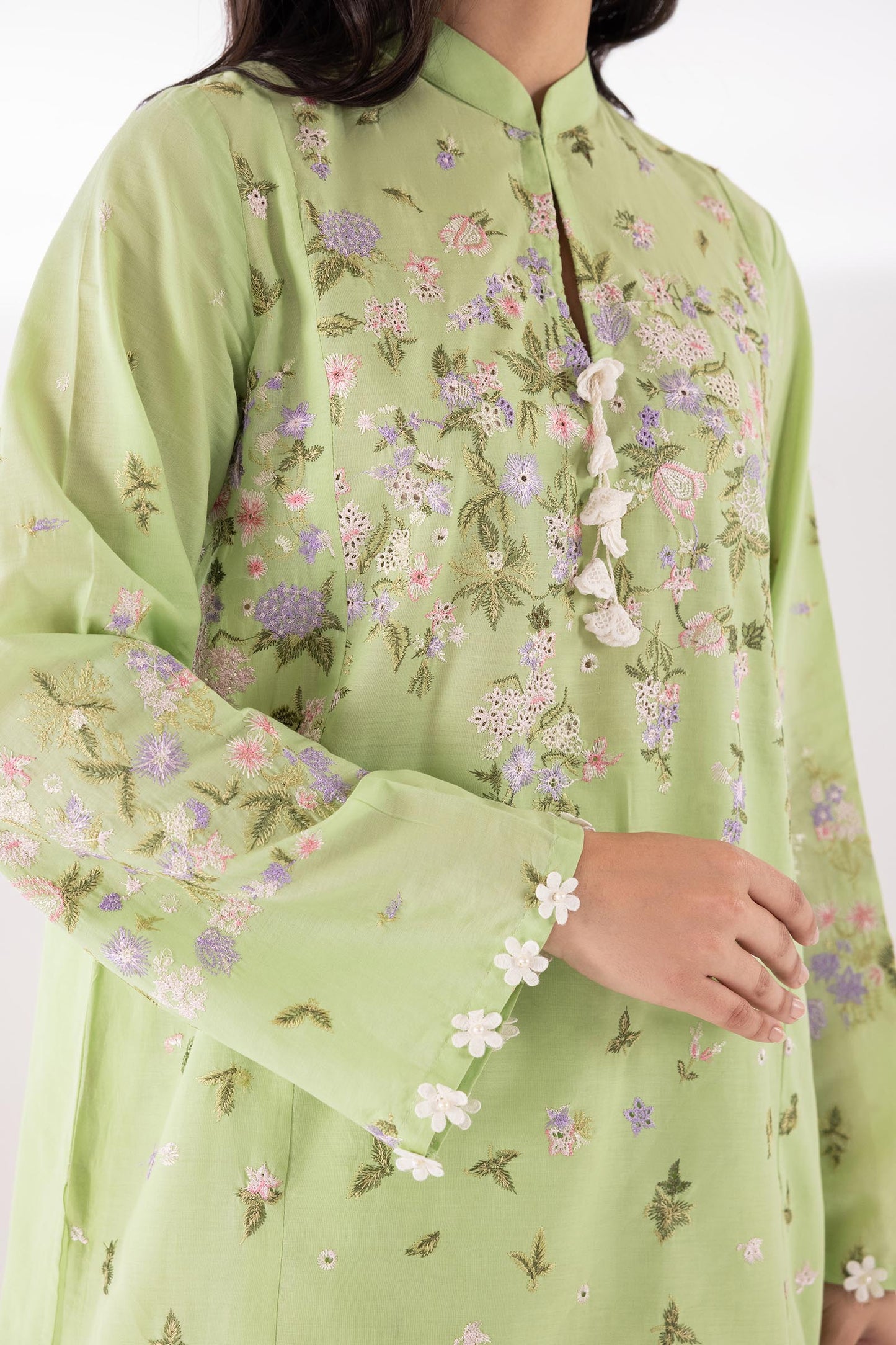 Sana Safinaz | Luxury Pret | Muzlin Lawn Suit SC26MUZ215BP3 - Dress - available at Maria Faisal in UK and USA.