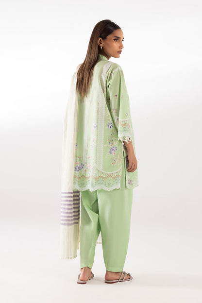 Sana Safinaz | Luxury Pret | Muzlin Lawn Suit SC26MUZ217AP3 - Dress - available at Maria Faisal in UK and USA.