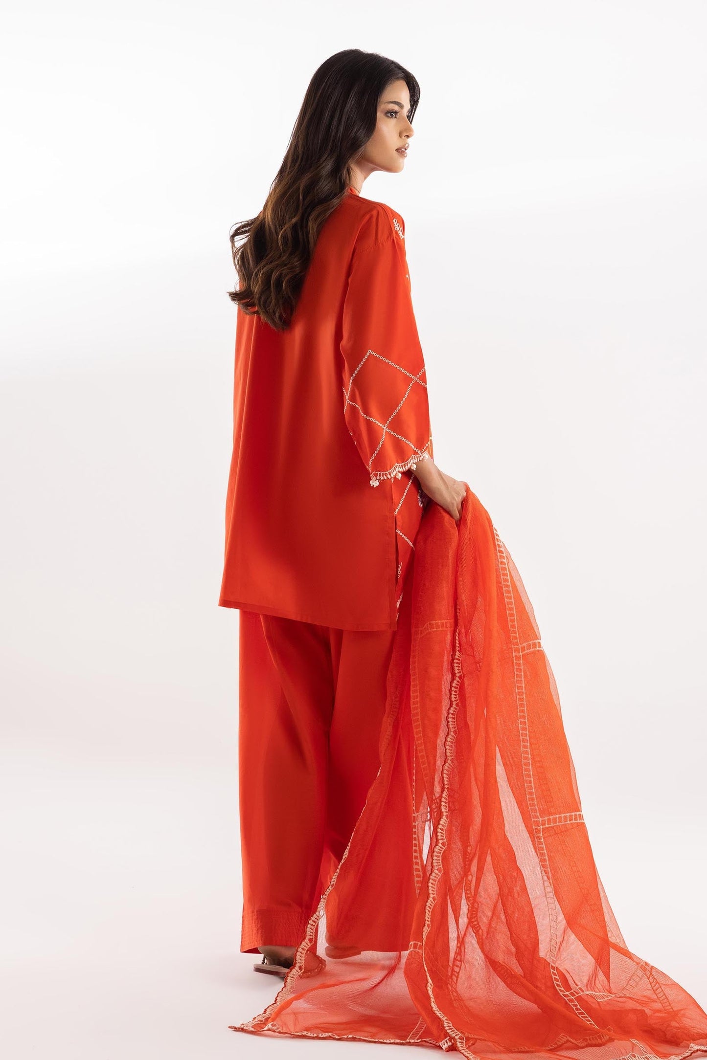 Sana Safinaz | Luxury Pret | Muzlin Lawn Suit SC26MUZ219BP3 - Dress - available at Maria Faisal in UK and USA.