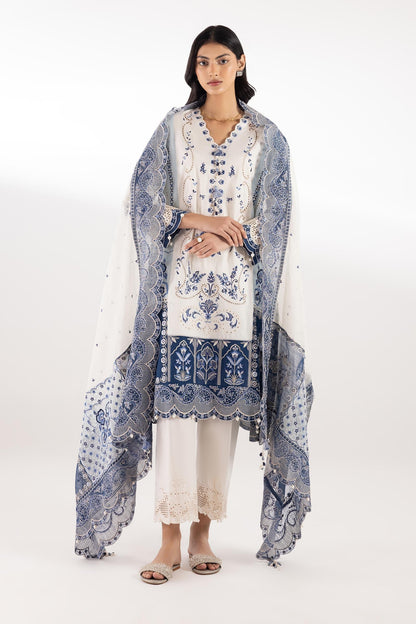 Sana Safinaz | Luxury Pret | Lawn Suit SC26SGE423P3 - Dress - available at Maria Faisal in UK and USA.