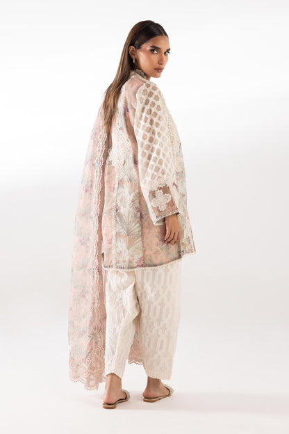 Sana Safinaz | Luxury Pret | Jacquard Suit SC26SGE394P3 - Dress - available at Maria Faisal in UK and USA.