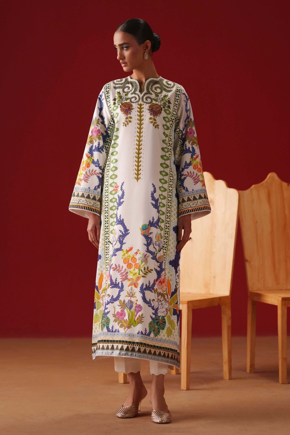 Sable Vogue | Co ords Sets | SCS-01-25 - Luxury Dress - available at Maria Faisal in UK and USA.
