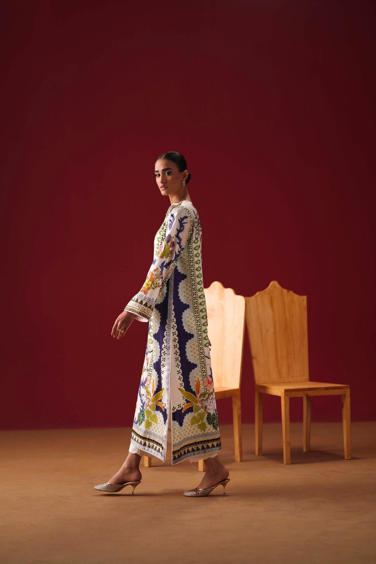 Sable Vogue | Co ords Sets | SCS-01-25 - Luxury Dress - available at Maria Faisal in UK and USA.