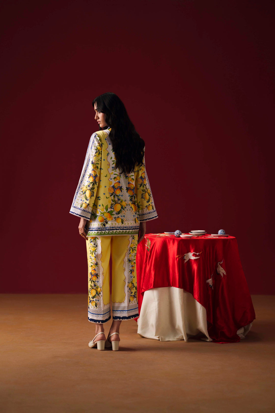Sable Vogue | Co ords Sets | SCS-02-25 - Luxury Dress - available at Maria Faisal in UK and USA.