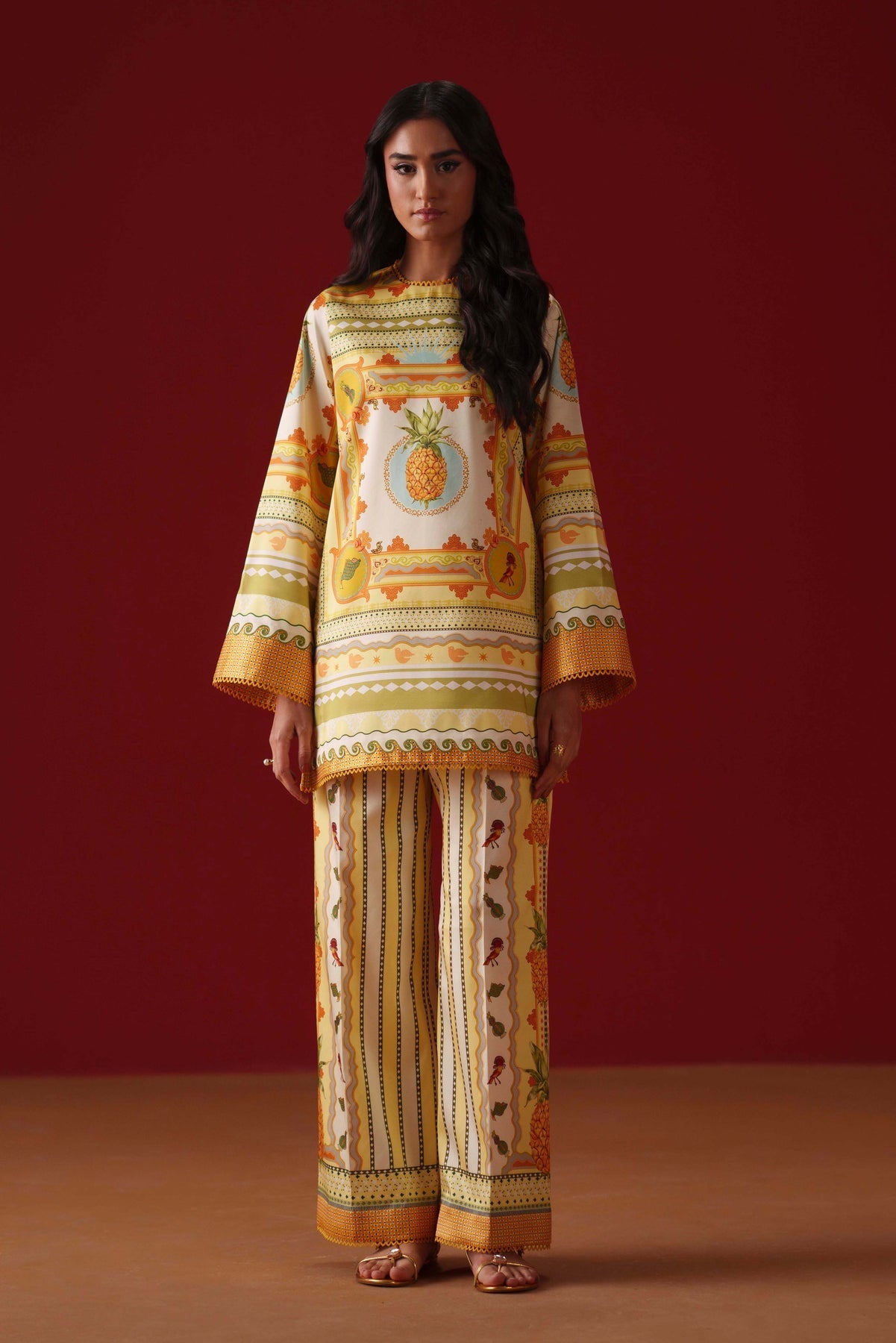 Sable Vogue | Co ords Sets | SCS-03-25 - Luxury Dress - available at Maria Faisal in UK and USA.