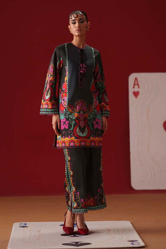 Sable Vogue | Co ords Sets | SCS-04-25 - Luxury Dress - available at Maria Faisal in UK and USA.