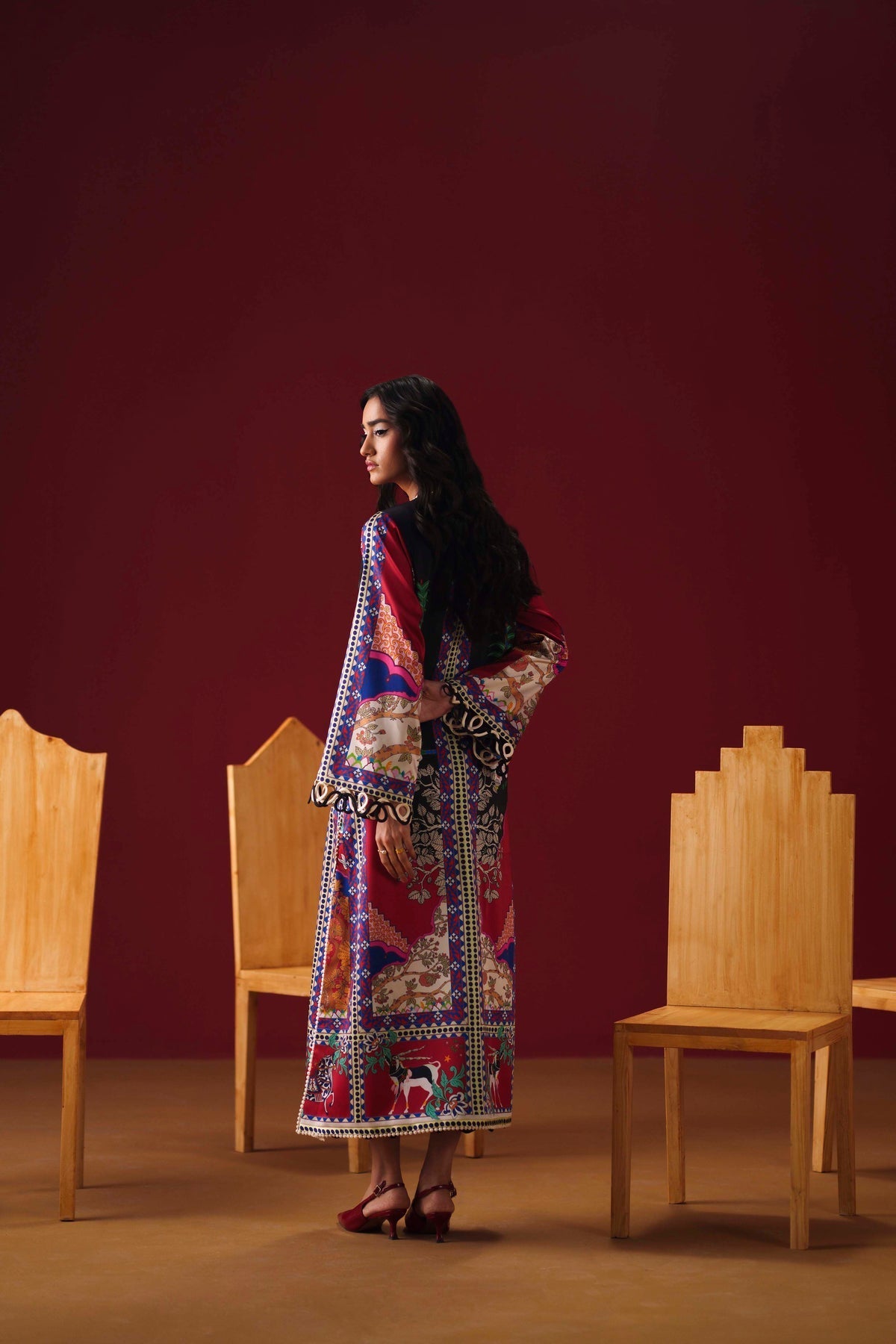 Sable Vogue | Co ords Sets | SCS-07-25 - Luxury Dress - available at Maria Faisal in UK and USA.