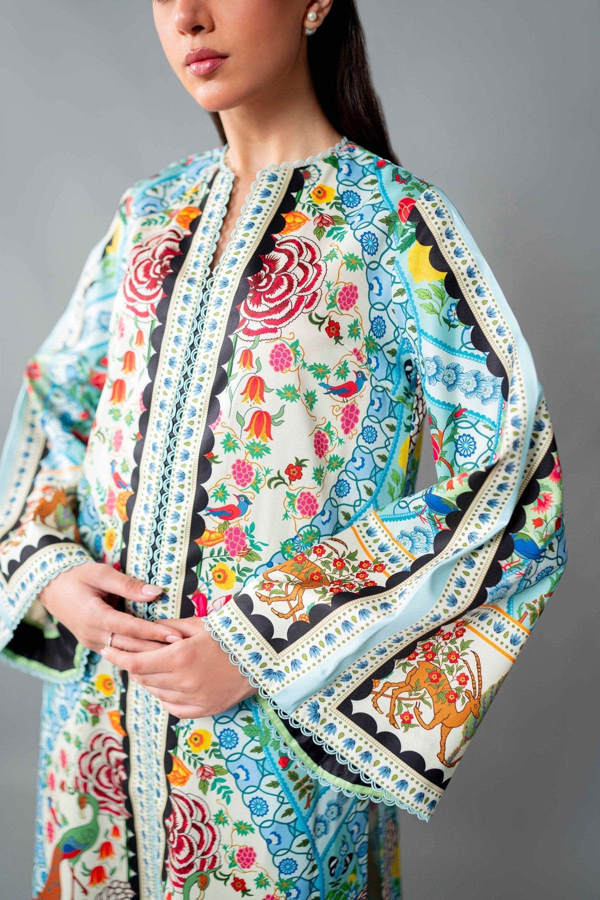 Sable Vogue | Co ords Sets | Scs-P3 - Luxury Dress - available at Maria Faisal in UK and USA.