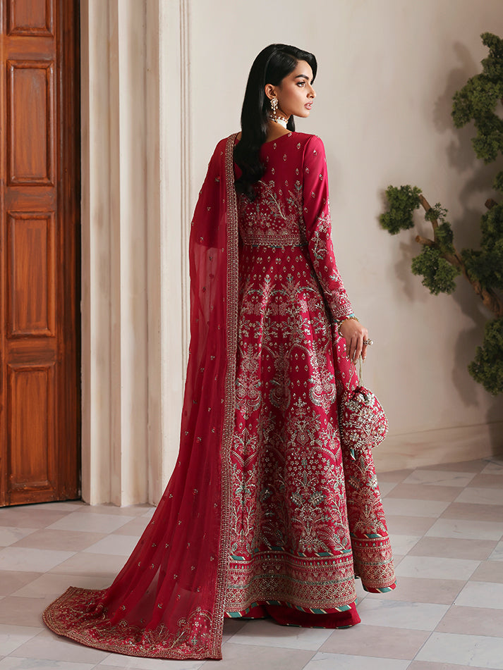 Gulaal | Serica Raw Silk | Serosia - Formal Dress - available at Maria Faisal in UK and USA.