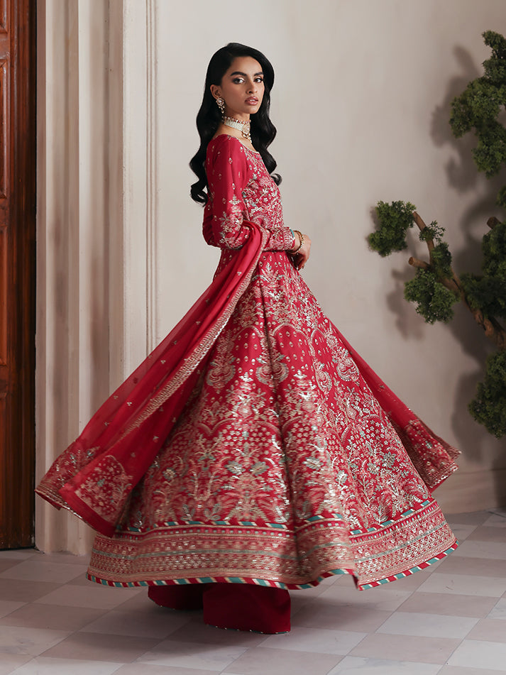 Gulaal | Serica Raw Silk | Serosia - Formal Dress - available at Maria Faisal in UK and USA.