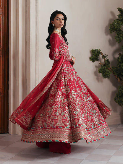 Gulaal | Serica Raw Silk | Serosia - Formal Dress - available at Maria Faisal in UK and USA.