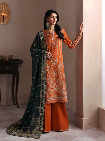 Gulaal | Serica Raw Silk | Ciora - Formal Dress - available at Maria Faisal in UK and USA.