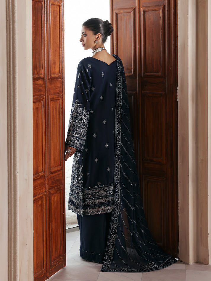 Gulaal | Serica Raw Silk | Saphira - Formal Dress - available at Maria Faisal in UK and USA.